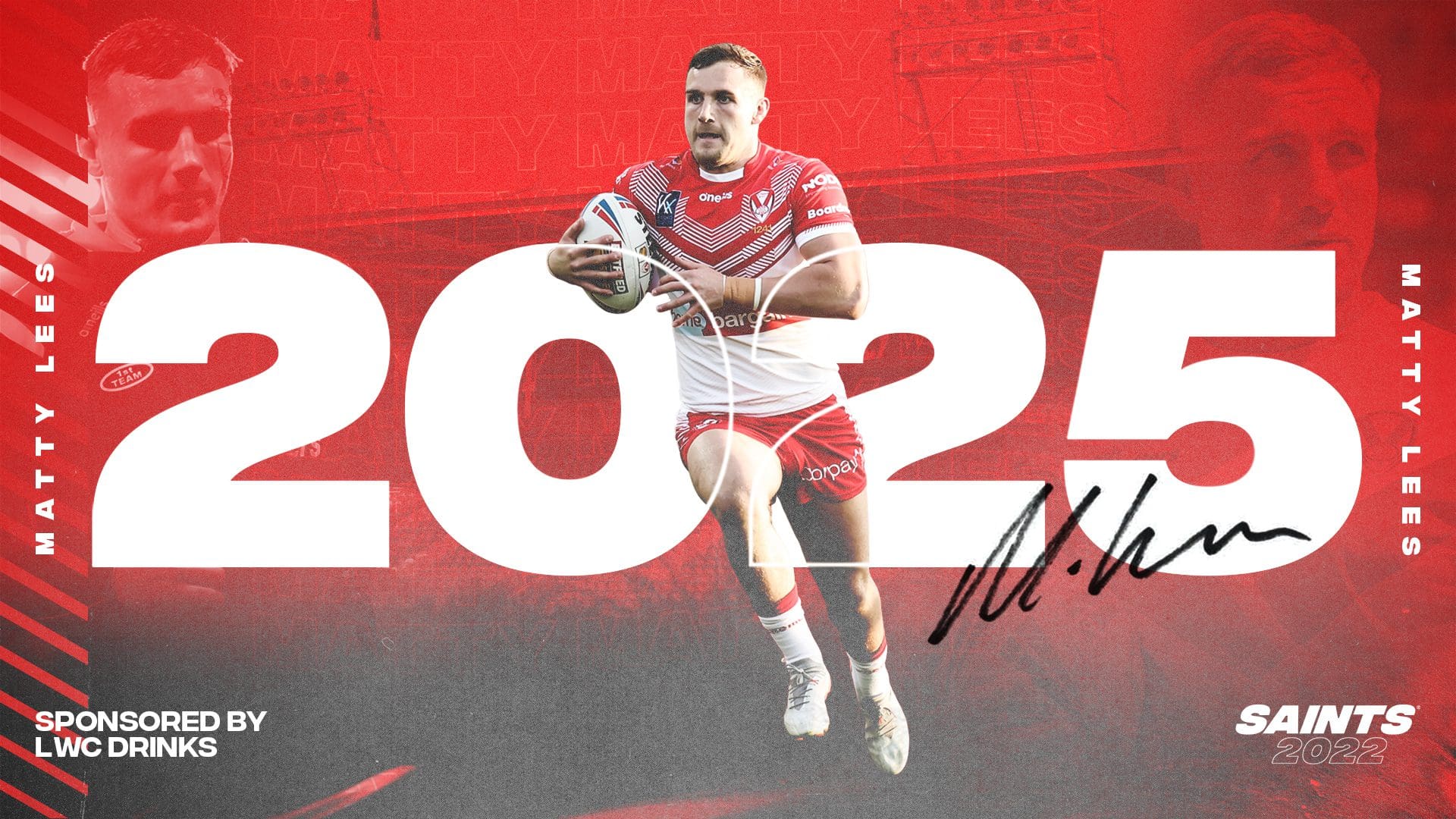 Lees to lead Saints pack for next three years St.Helens R.F.C.