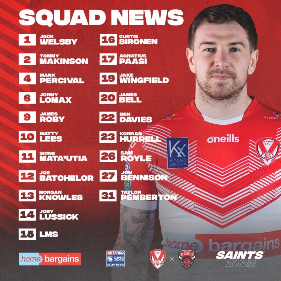 Saints & Proud: Free Match Programme (St Helens vs Salford Red